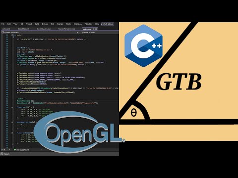 OpenGL Beginner 3D Game Tutorials C++ | Episode 1 - GLFW Window | Visual Studio 2022
