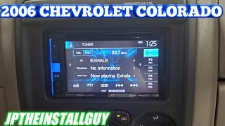 2006 chevy colorado radio removal and jvc install