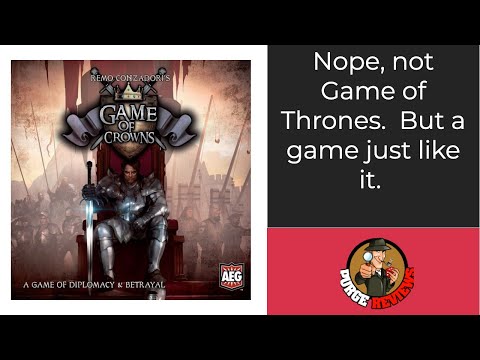 The Purge: # 2253 Game of Crowns: A Game of Thrones rip off in a party game style