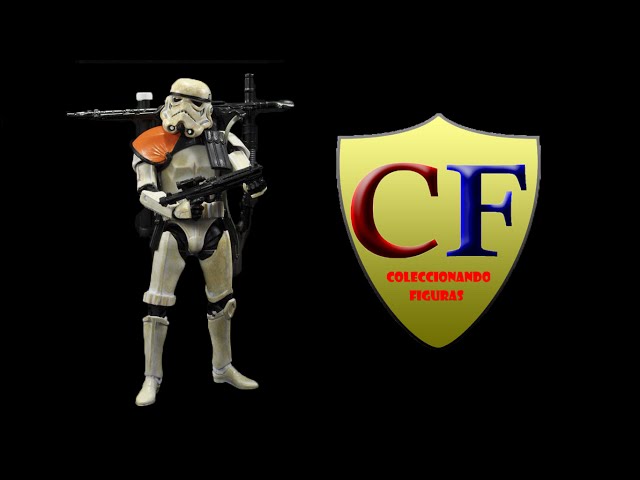 Vídeo relacionado con Star Wars The Black Series, Sandtrooper, Nueva Esperanza, Figura Premium Coleccionable de 15 cm