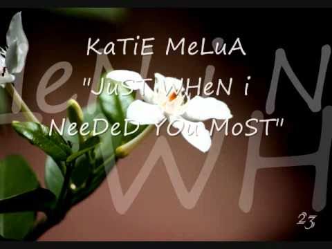 Just When I Needed You Most video