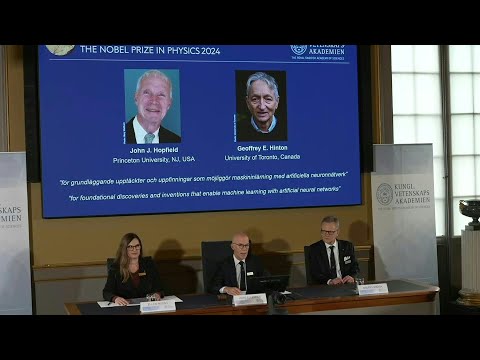 Video Thumbnail: John Hopfield and Geoffrey Hinton win Physics Nobel for their 'foundational discoveries' | AFP