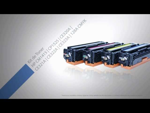 Vídeo relacionado con HP 128A CE321A, Cian, Cartucho Tóner Original, de 1.300 páginas, para impresoras LaserJet Pro Serie CM1410, CM1415, CM1525