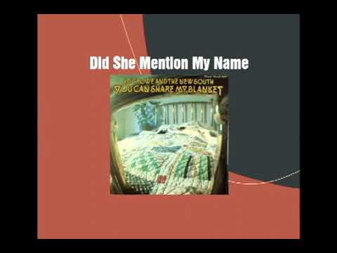 Did She Mention My Name - J.D. Crowe & The New South