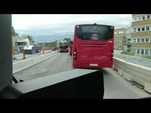 Trångt på Rissneleden.