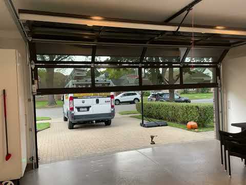Chicago Garage Door - C.H.I Full-view glass door in Morton Grove IL