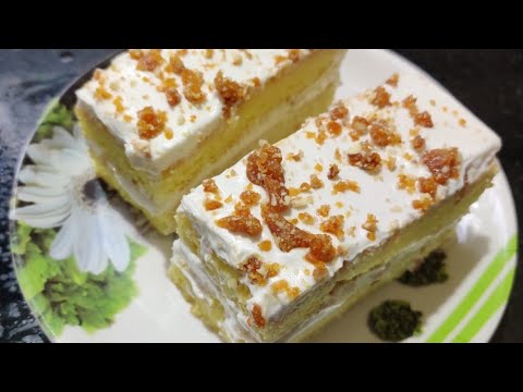 Eggless Butterscotch Pastry Recipe | Easy and Tasty Recipe | Hashika's Kitchen