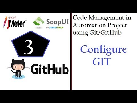 Code Management (SoapUI & JMeter) - Configure Git