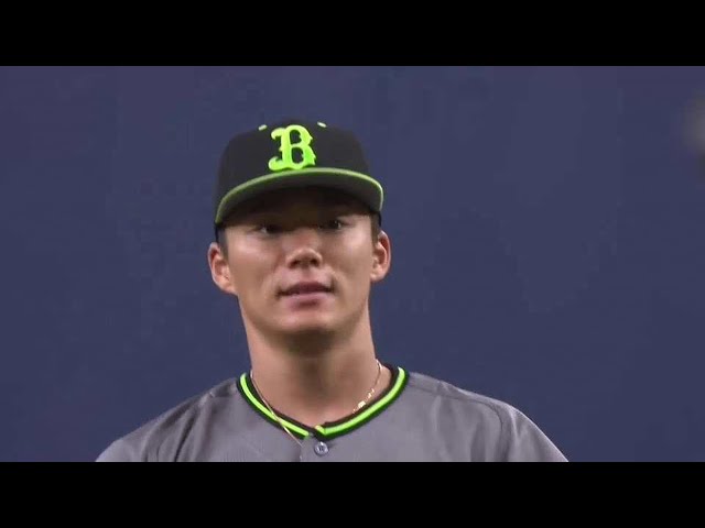 【9回表】エースが圧巻の投球!! バファローズ・山本 9回106球9奪三振の快投で今季2度目の完封勝利!! 2021/8/27 B-H