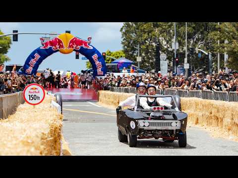 Hilarious Cart Racing! Red Bull Soapbox Race L.A. LIVE 🇺🇸