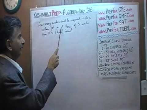 Algebra Help Day 176 Word Problems - Prep Tutor via Skype - ACT, SAT, GRE, GMAT, TEAS, TOEFL