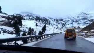 preview picture of video 'Drive from Feichten to Kaunertal ski slopes (2014)'