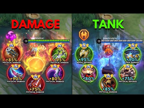 Bane Damage Build vs Bane Tank Build