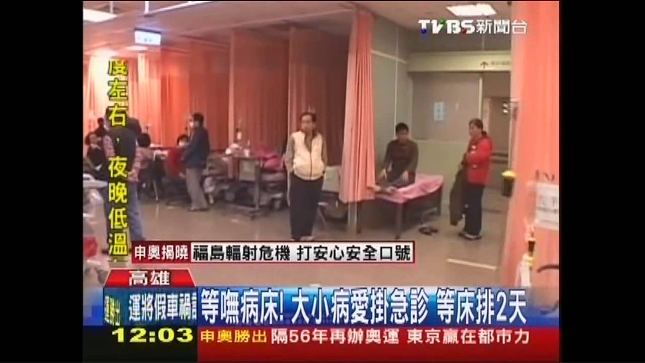 等嘸病床!大小病愛掛急診 等床排2天