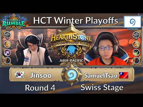 HCT Winter Asia-Pacific: Jinsoo vs SamuelTsao - Season 3 2018 | Day 1 Swiss Stage Round 4