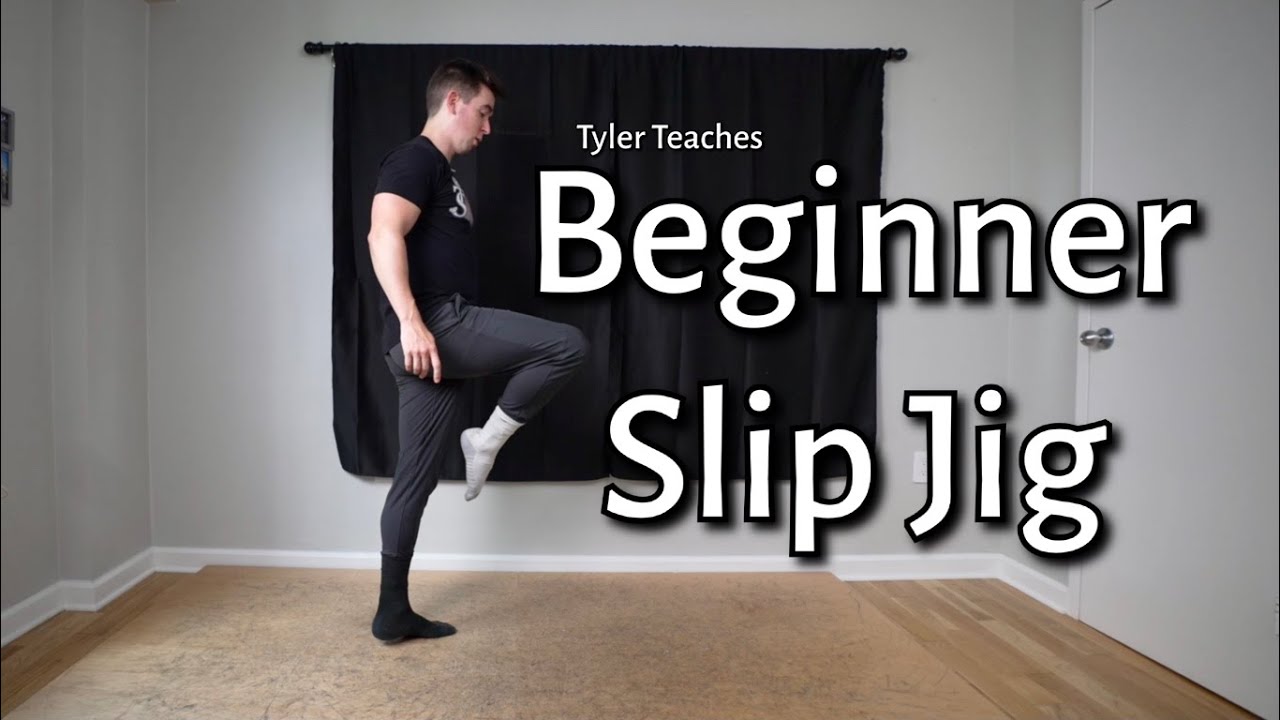 BEGINNER SOFT SHOE SLIP JIG: Tyler Teaches STEP 1〡 Learn Irish Dance Tricks & Steps