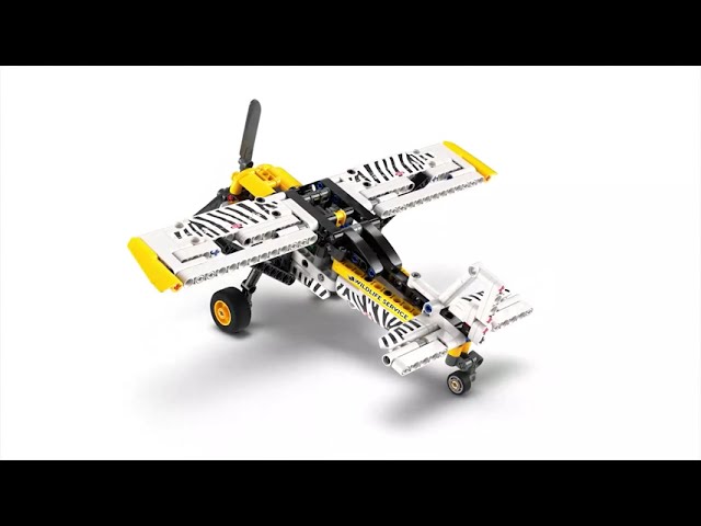 Vídeo relacionado con LEGO Technic Avioneta Maqueta de Avión de Juguete, Modelo de Aeroplano con Diseño de Cebra, Juego de Ingeniería, Regalo de Cumpleaños para Niños y Niñas de 8 Años o Más 42198