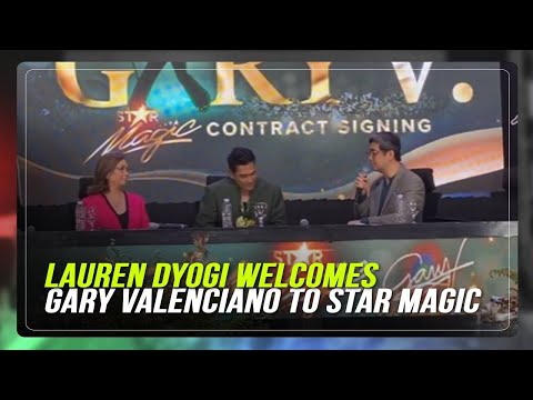 Lauren Dyogi welcomes Gary Valenciano to Star Magic