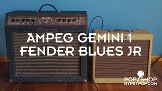 Video thumbnail for Ampeg Gemini 1 vs Fender Blues Jr. (1967-2012) by GYPSYPOP RECORDS