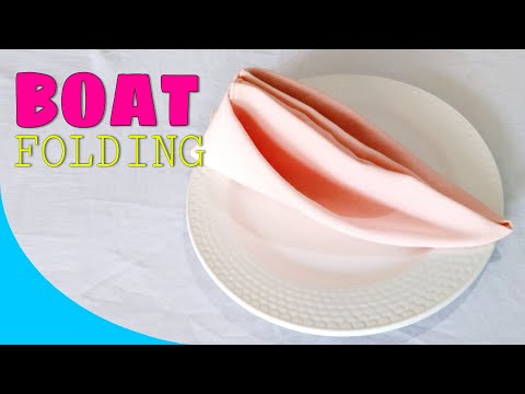 BOAT NAPKIN FOLDING