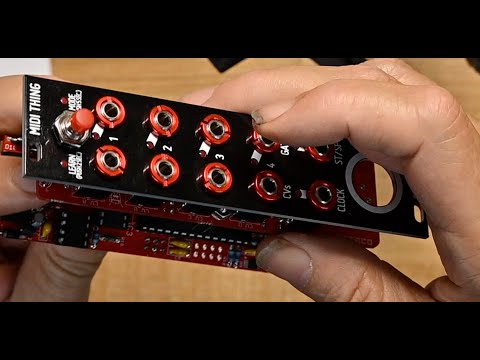 C.K. Builds a Befaco MIDI Thing euro rack module (eurorack)