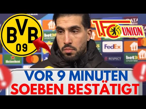 BVB: Soeben bestätigt! Alle überrascht! Emre Can hat dies nach dem gestrigen Spiel bestätigt!