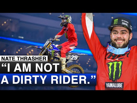 "I am not a dirty rider!" | Nate Thrasher on Hunter Lawrence crash
