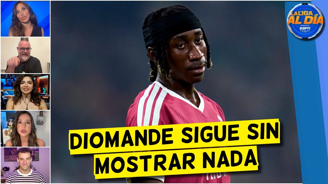 DIOMANDE todo UN FIASCO con REAL MADRID. NO ES TITULAR y no hace nada cuando entra | La Liga Al Día