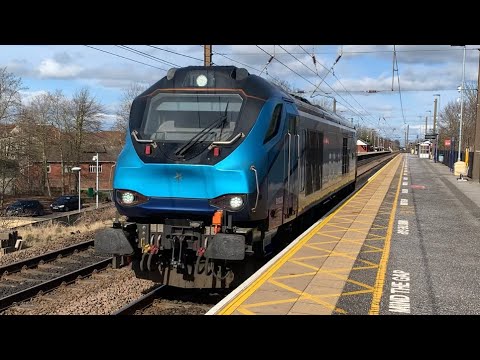 Class 68 68028 Lord President TPE Passing Northallerton