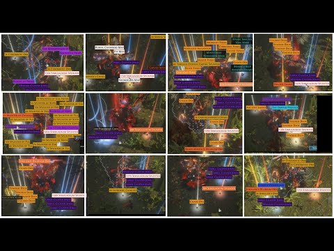 [3.12]12x T17 Tropical Island Delirium Mod Mapping Results [POE] [Path of Exile]