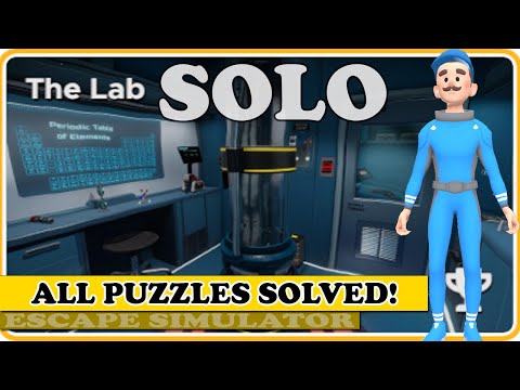 How to Solve ALL Puzzles for THE LAB in Escape Simulator! | Game Guide