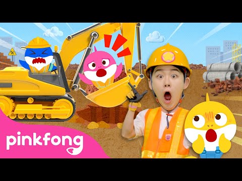 🚜 We are Strong Heavy Vehicles | Car Songs | Hoi's Playground | Pinkfong Official