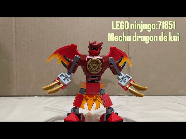 Vídeo relacionado con LEGO Ninjago Pack de Combate: Meca Dragón de Kai - Figura de Dragón, 3 Minifiguras y Catanas de Juguete - Regalo de Cumpleaños para Niños de 6+ Años y Fans de la Serie - 71851