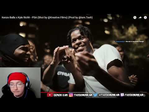 Demon Kam Reacts to Kenzo Balla x Kyle Richh - PSA (Shot by @Kreative.Films) (Prod by @Iam.Tash)