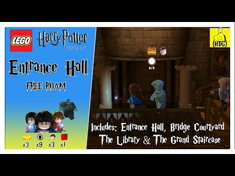 Lego Harry Potter 5-7: Entrance Hall FREE ROAM (All Collectibles) - HTG