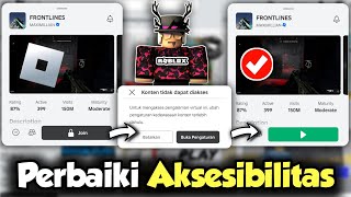 Memperbaiki Kesalahan Roblox Konten Tidak Dapat Diakses Perbarui Pengaturan Kematangan Konten 🔓