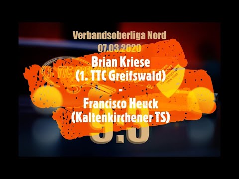 Brian Kriese (1. TTC Greifswald) - Francisco Heuck (Kaltenkirchener TS)