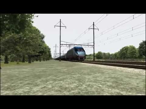 Train Simulator 2014 HD: A Shave and A Haircut with Amtrak Bombardier HHP-8 651 @ 125 MPH