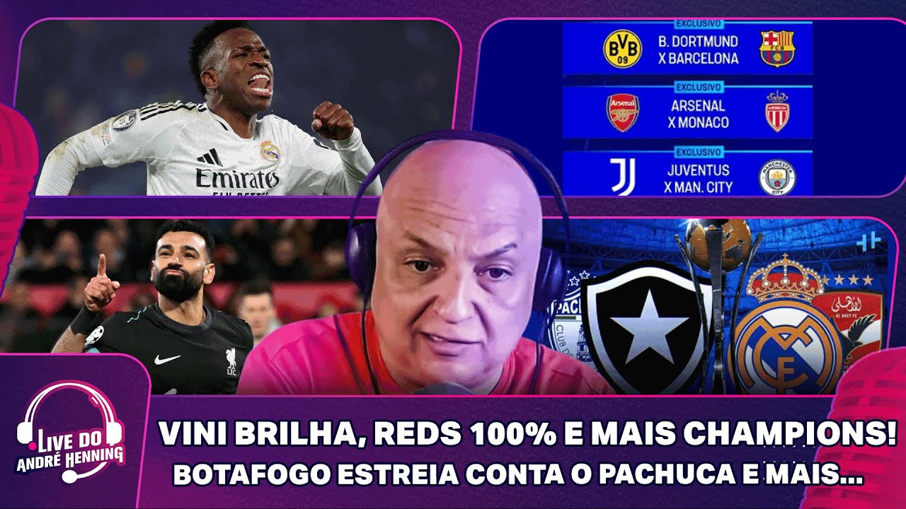 VINI VOLTA DECIDINDO, LIVERPOOL SEGUE 100% E MAIS CHAMPIONS; BOTAFOGO EM BUSCA DO MUNDIAL NO QATAR!