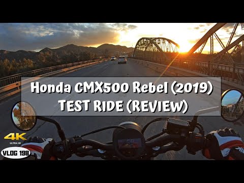 Honda Rebel CMX500 (2019) -Test Ride (Review) VLOG198 [4K]