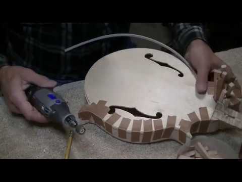 182 RSW Custom Rosa Mandolin Part 10 Binding