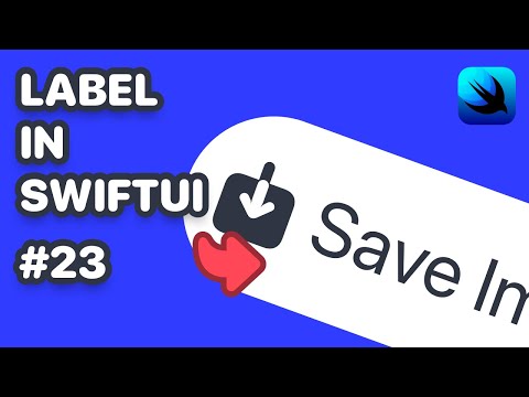 Label & LabelStyle in SwiftUI (SwiftUI Label, SwiftUI SF Symbols, Breaking down SwiftUI LabelStyle) thumbnail