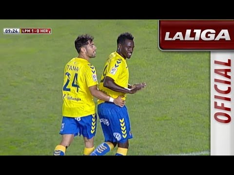 Gol de Chrisantus (1-0) en el UD Las Palmas - Hércules CF - HD