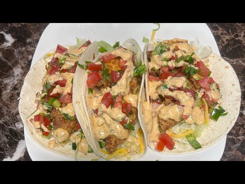 Chicken Chipotle Tacos (Zaxby's Remake) #zaxbys #chickenchipotletacos