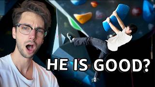 I Challenged @SquashyBoy To Try Rock Climbing... (And did not expect this)