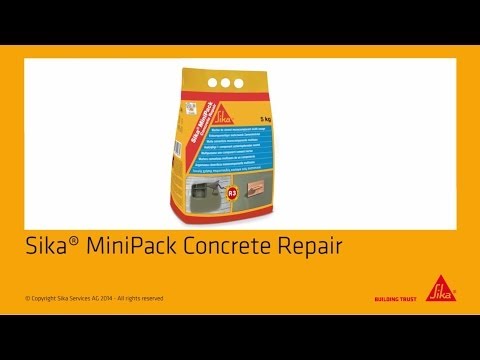 Sika®MiniPack Concrete Repair - great workability!