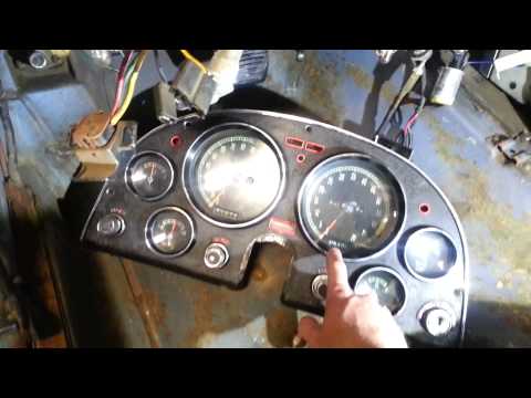 1966 Corvette-Instrument cluster removal