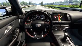 Cadillac CT5-V Black Wing 2022/Euro Truck Simulator 2