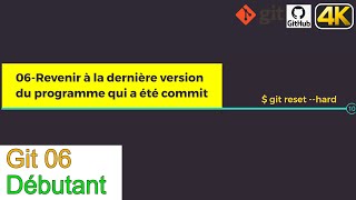 Git06-Revenir à la dernière version du programme qui a été commit avec git reset --hard