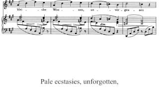Brahms, Meine Lieder, op. 106 n. 4 (1888)